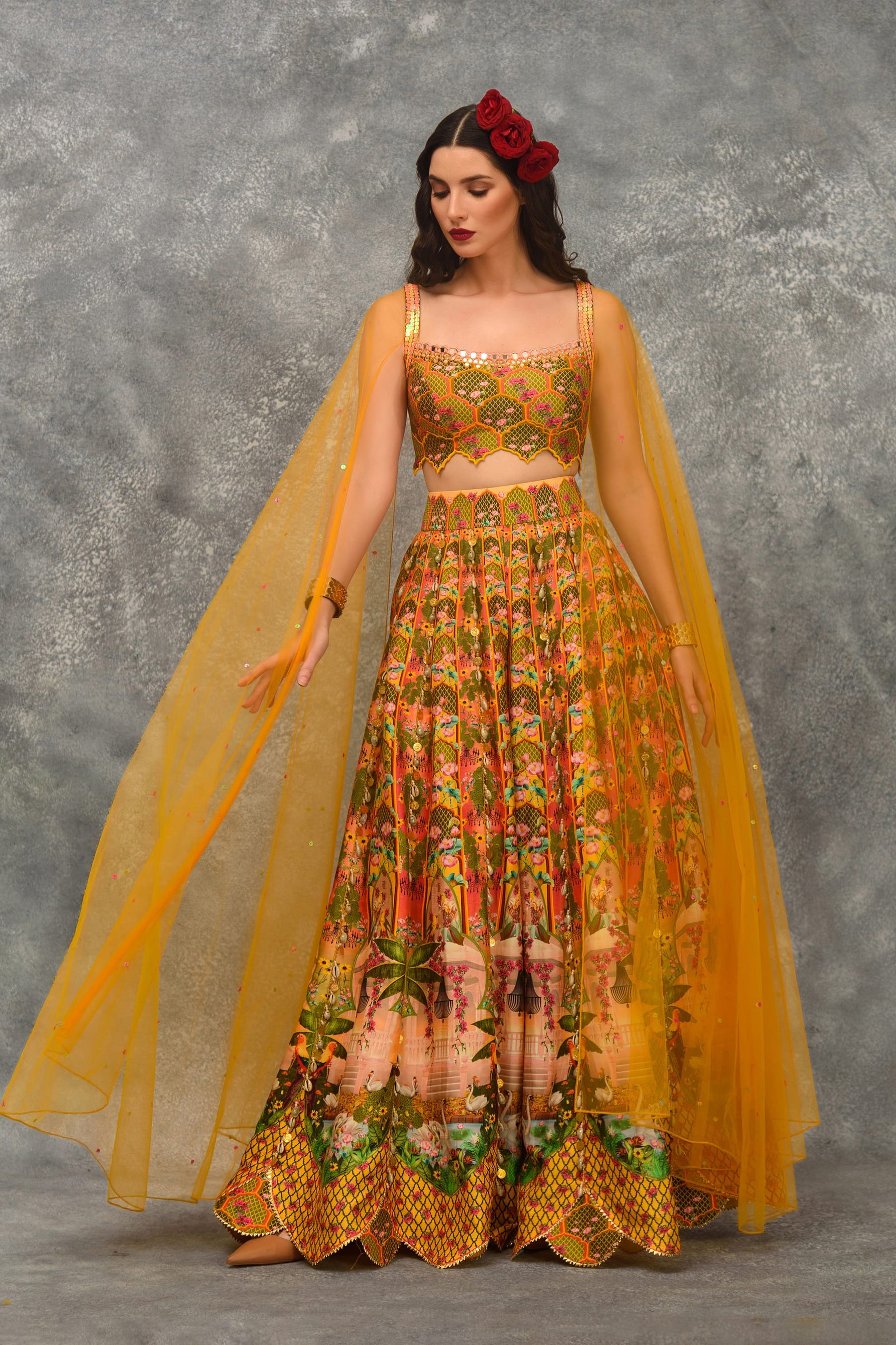 Swan Sharara Set
