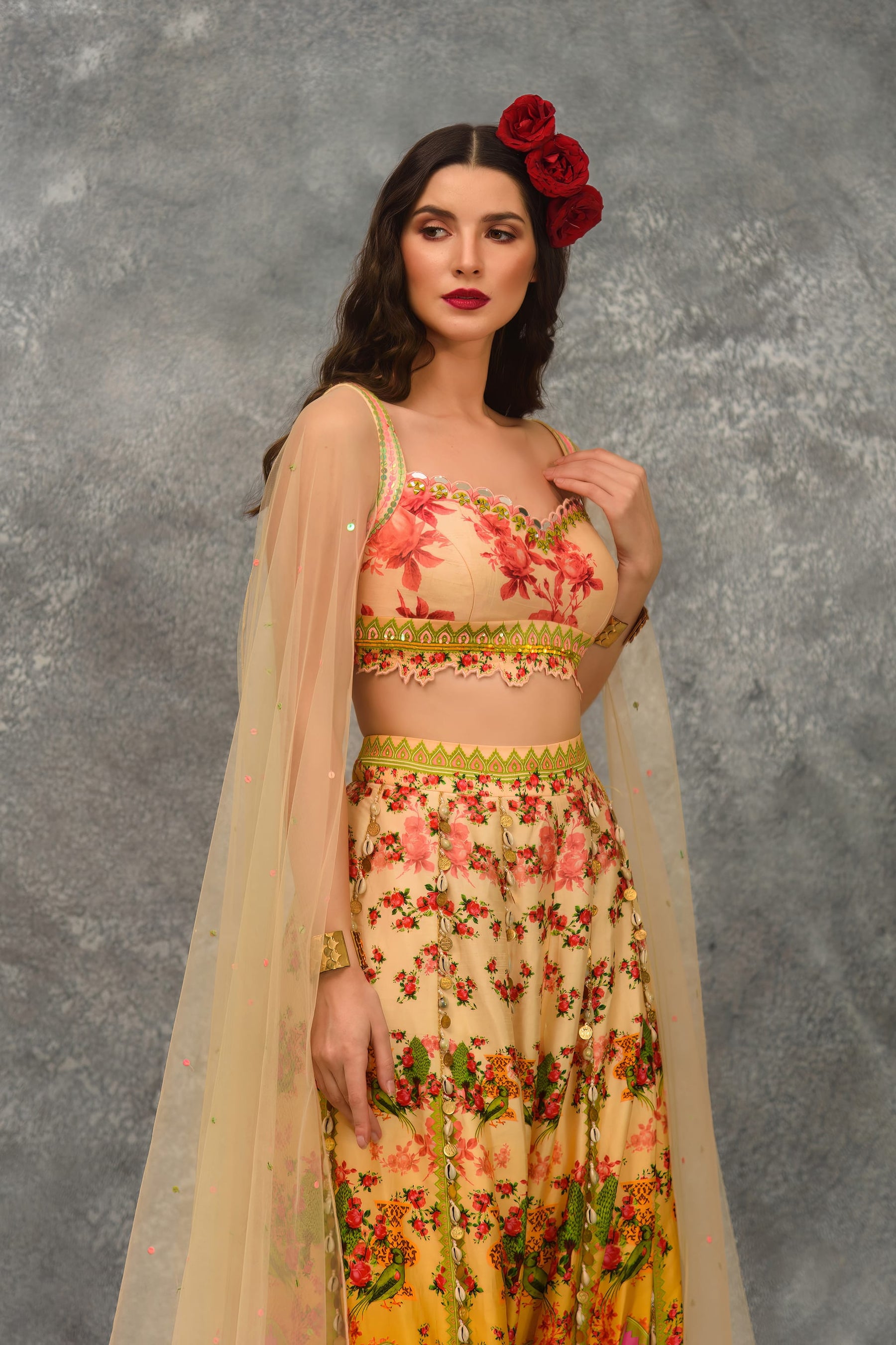 Deer Sharara Set