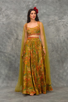 Doli Print Skirt With Blouse
