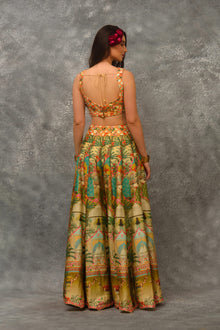 Camel Sharara Cape