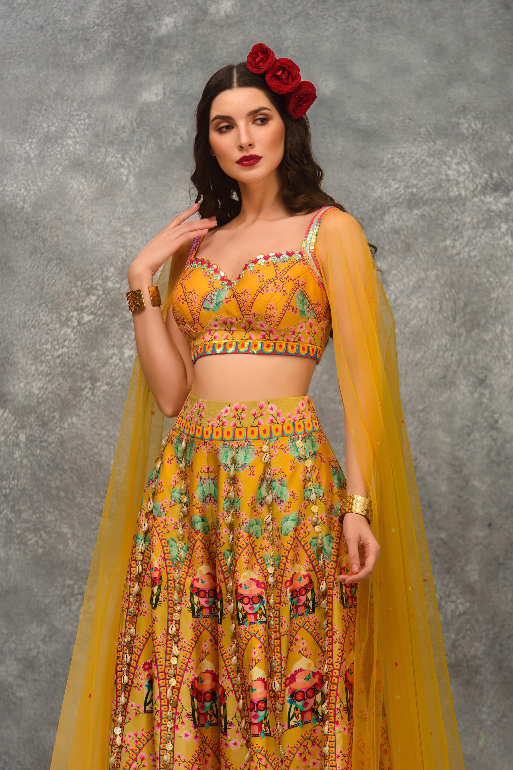 Face Sharara Set