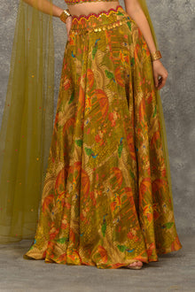 Doli Print Skirt With Blouse