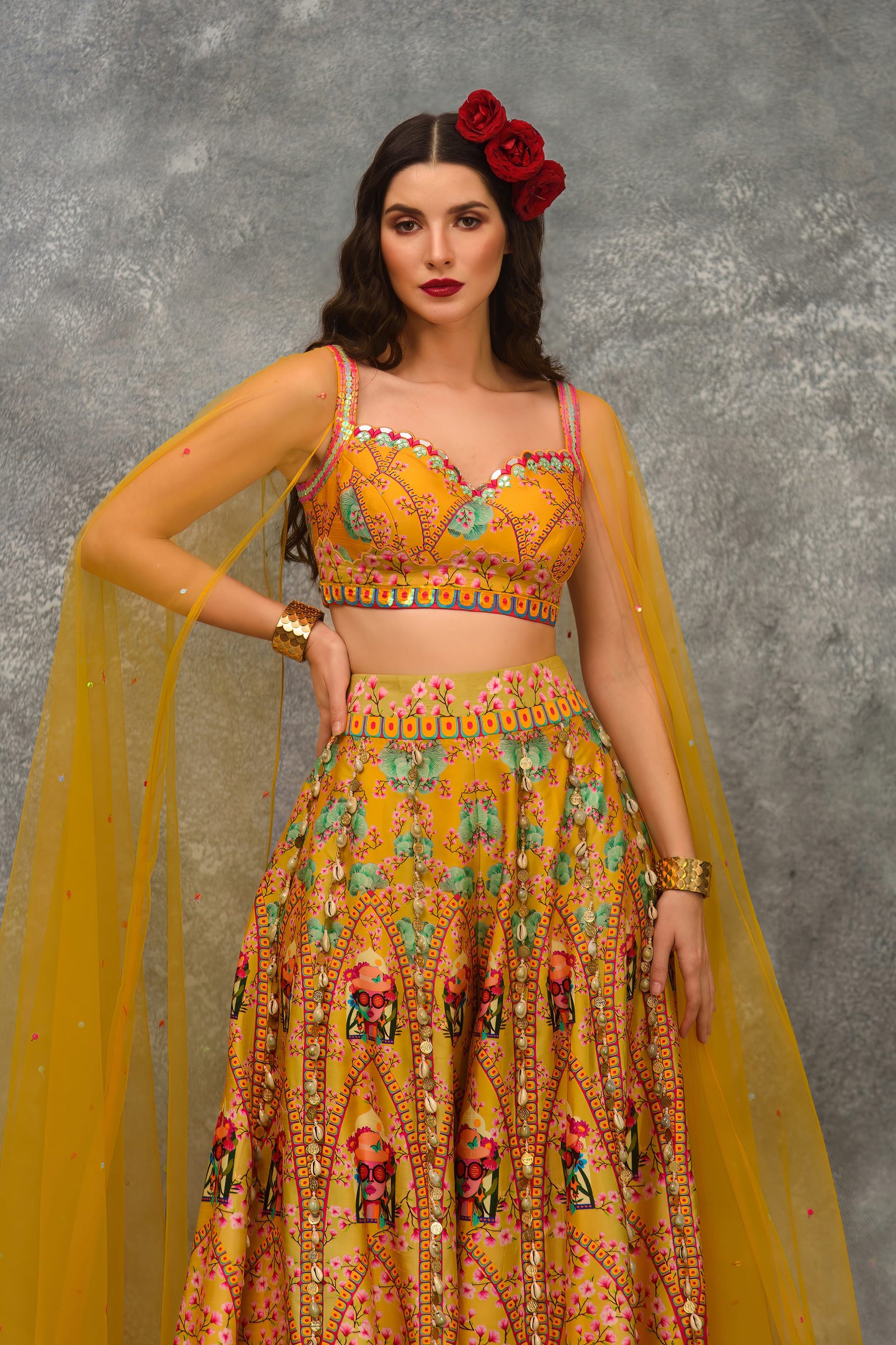 Face Sharara Set