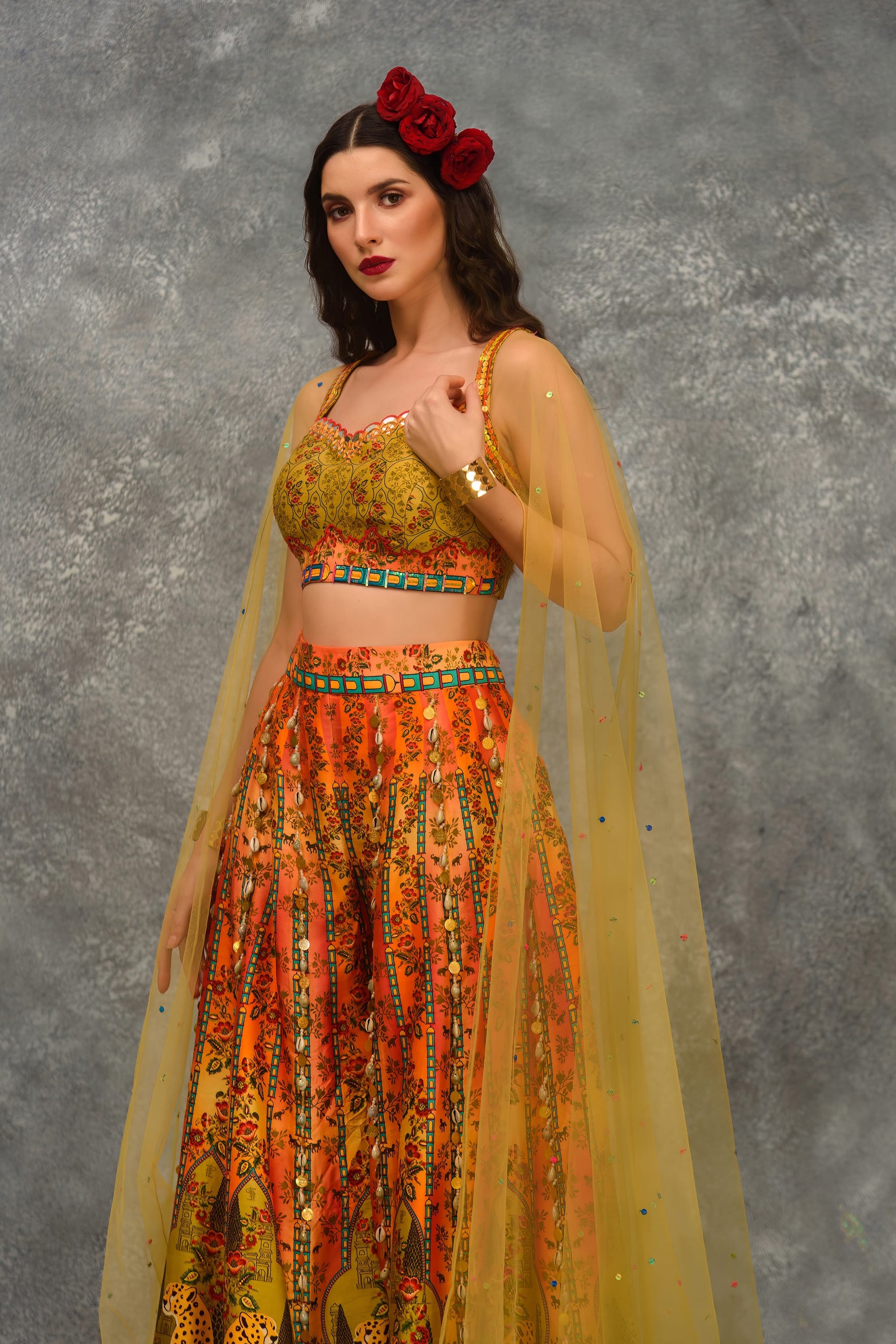 Cheeta Sharara Set