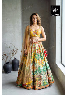 Gulposh Palm Lehenga