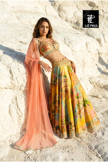 Guposh Multicolour Skirt Set
